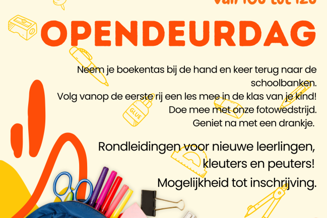 affiche opendeurdag