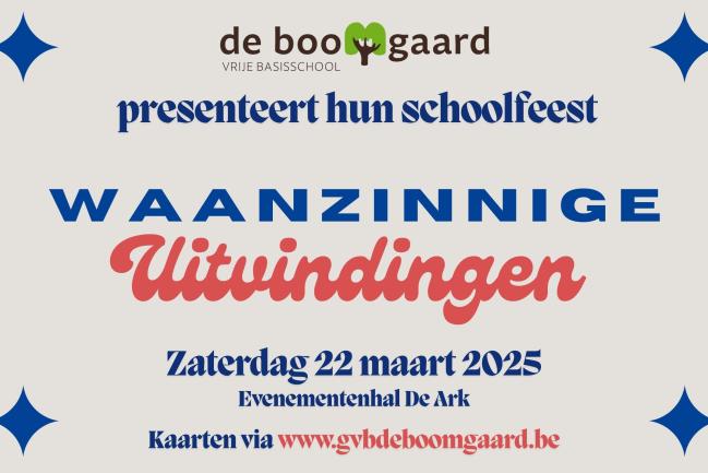 affiche schoolfeest